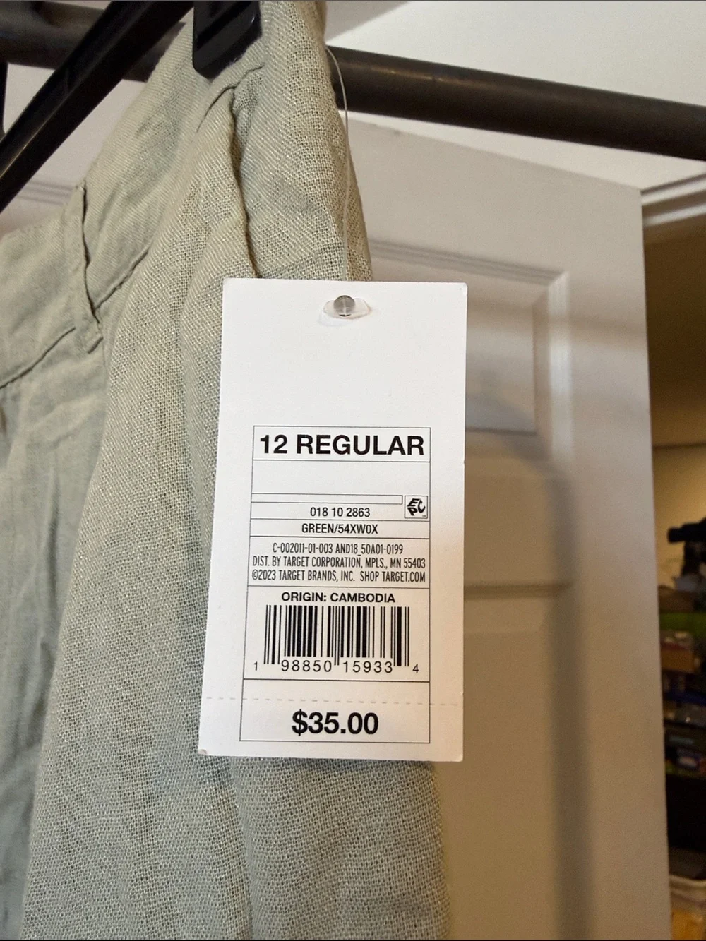 a new day Light Sage Men's Casual Chinos